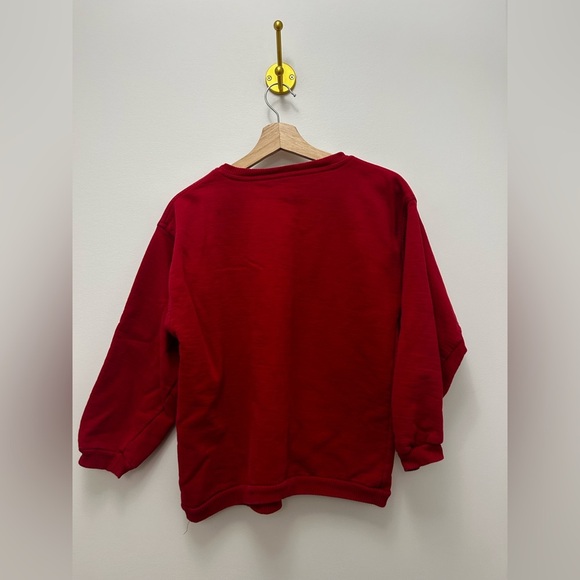 Kids Red Graphic Sweatshirt - Picture 3 of 3